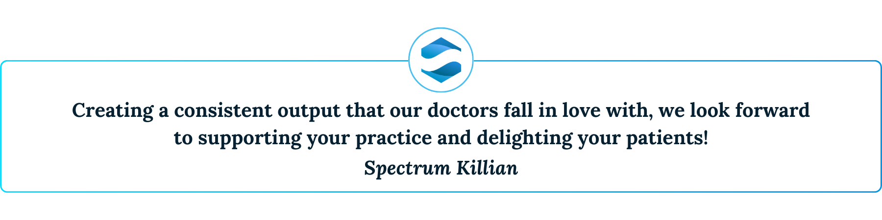 Spectrum Killian Banner Text Spectrum Killian Banner Text